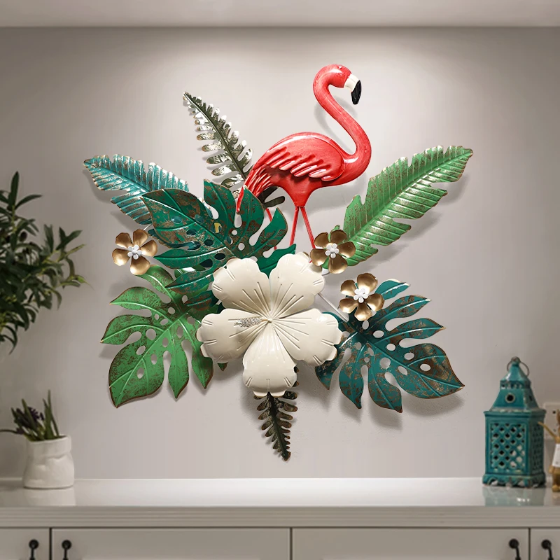 Modern Wrought Iron Flamingo Porch Wall Hanging Ornaments Home Livingroom Background Wall Mural Crafts Hotel Corridor Decoration
Modern Wrought Iron Flamingo Porch Wall Hanging Ornaments Home Livingroom Background Wall Mural Crafts Hotel Corridor Decoration