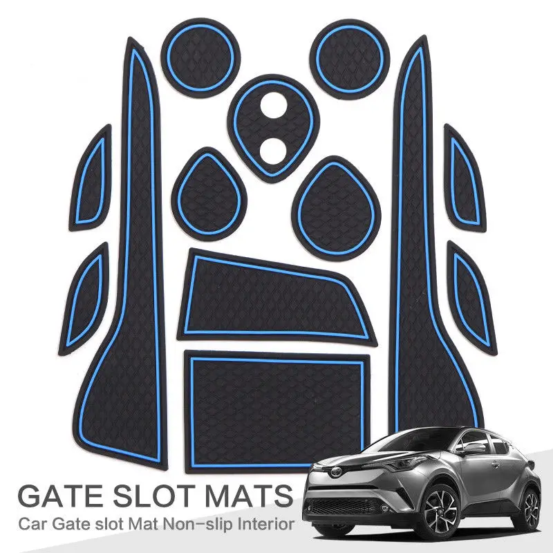 14pcs Car Gate Slot Non-slip Cup Rubber Pad Door Groove Mats for Toyota C-HR 2016-2018
14pcs Car Gate Slot Non-slip Cup Rubber Pad Door Groove Mats for Toyota C-HR 2016-2018