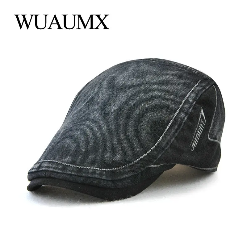 Wuaumx Spring Beret Hat Men's Summer Hat Cotton Duckbill Beret Gatsby Cap Painter Flat Cap For Men Adjustable platte pet heren
Wuaumx Spring Beret Hat Men's Summer Hat Cotton Duckbill Beret Gatsby Cap Painter Flat Cap For Men Adjustable platte pet heren