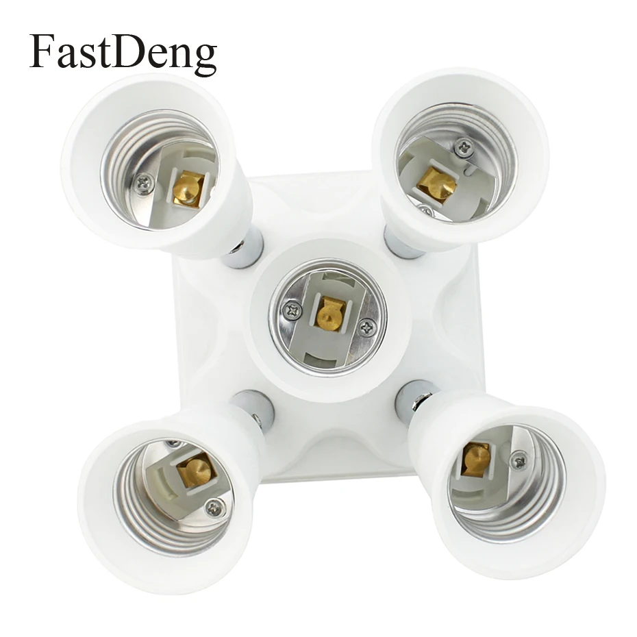 1 To 1/3/4/5 E27 Base Socket Lamp Holder Socket Converter For Led Light Lamp Bulb Fireproof For Home And Studio Photographic Use
1 To 1/3/4/5 E27 Base Socket Lamp Holder Socket Converter For Led Light Lamp Bulb Fireproof For Home And Studio Photographic Use