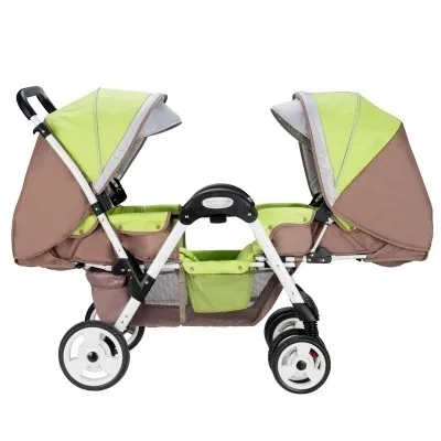 Image 2016 New Style twin strollers to sit face to face double baby stroller lightweight stroller can sit or lie Stroller Accessories
