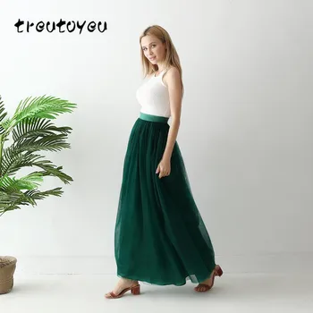 Treutoyeu Women Tulle Skirts Plus Size Dance Mesh Skirt Vintage Floor Length Bridesmaid Wedding Party Skirt Petticoat Faldas
Treutoyeu Women Tulle Skirts Plus Size Dance Mesh Skirt Vintage Floor Length Bridesmaid Wedding Party Skirt Petticoat Faldas