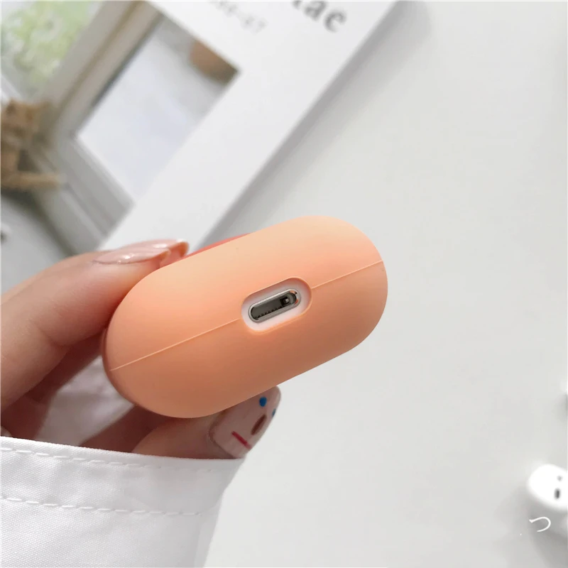 Стильный чемодан силиконовый чехол для Apple Airpods защитный Bluetooth беспроводной