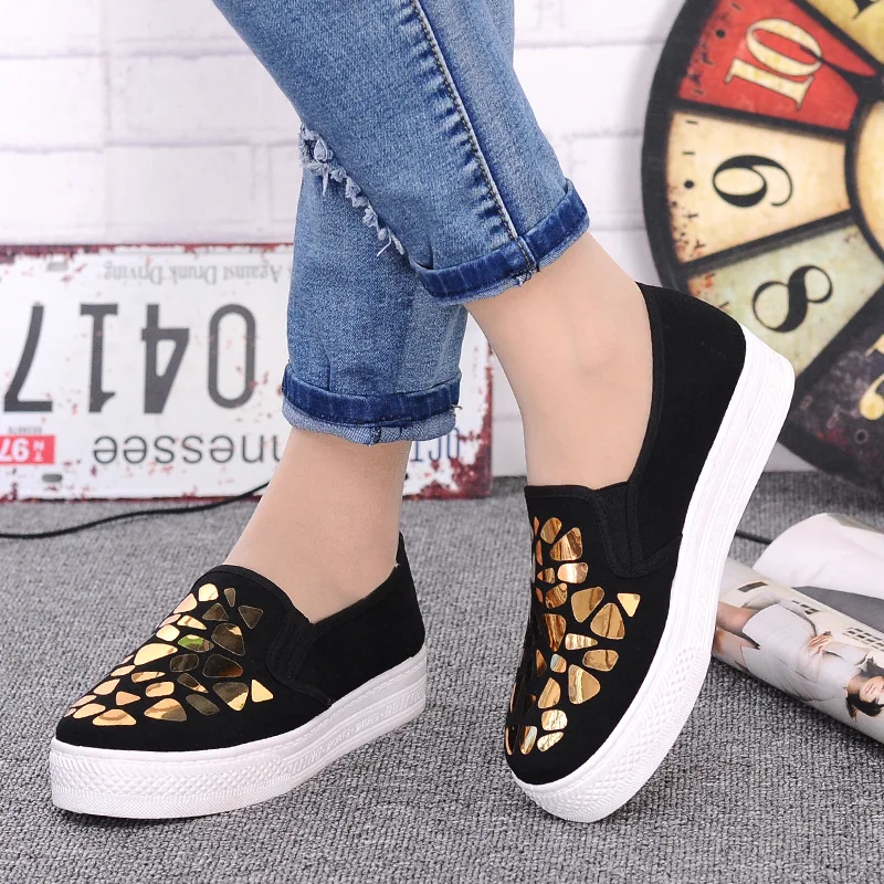 Spring summer Muffin canvas shoes Thick-soled Student Korean Flat Casual shoes Ms. Breathable
Spring summer Muffin canvas shoes Thick-soled Student Korean Flat Casual shoes Ms. Breathable