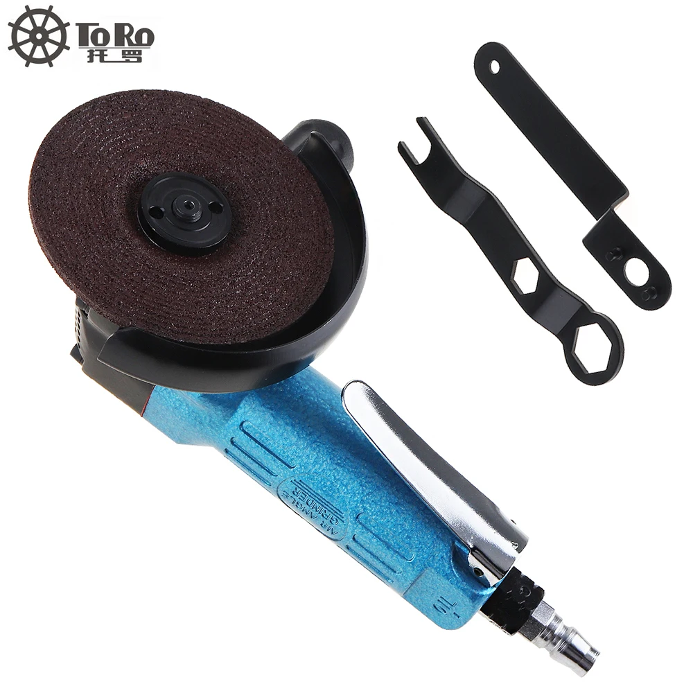 TORO TR-6040 Mini High-speed 4 Inch Powerful Blue Pneumatic Polisher Air Angle Grinder for Machine Polished / Grinding /Cutting
TORO TR-6040 Mini High-speed 4 Inch Powerful Blue Pneumatic Polisher Air Angle Grinder for Machine Polished / Grinding /Cutting