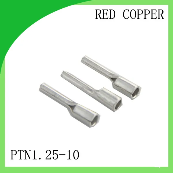 High Quailty Red copper 1000 PCS PTN1.25-10 Cold Pressed Terminal Connector 22AWG - 16AWG Pin Type terminal
High Quailty Red copper 1000 PCS PTN1.25-10 Cold Pressed Terminal Connector 22AWG - 16AWG Pin Type terminal