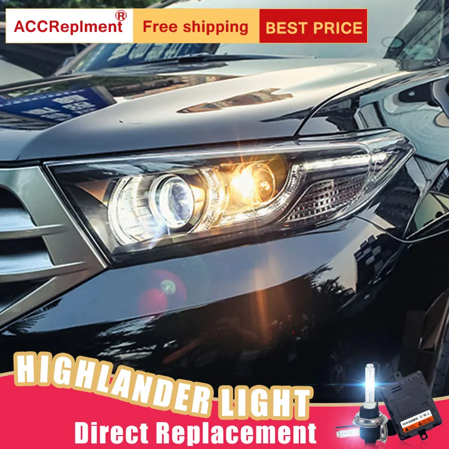 2Pcs LED Headlights For Toyota Highlander 2013 led car lights Angel eyes xenon HID KIT Fog lights LED Daytime Running Lights
2Pcs LED Headlights For Toyota Highlander 2013 led car lights Angel eyes xenon HID KIT Fog lights LED Daytime Running Lights