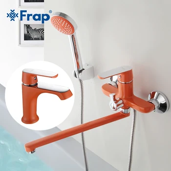 Frap new set 350mm Outlet pipe Bathtub shower faucet with bathroom basin faucets cold and hot mixer tap Brass body F2231+1031
Frap new set 350mm Outlet pipe Bathtub shower faucet with bathroom basin faucets cold and hot mixer tap Brass body F2231+1031
