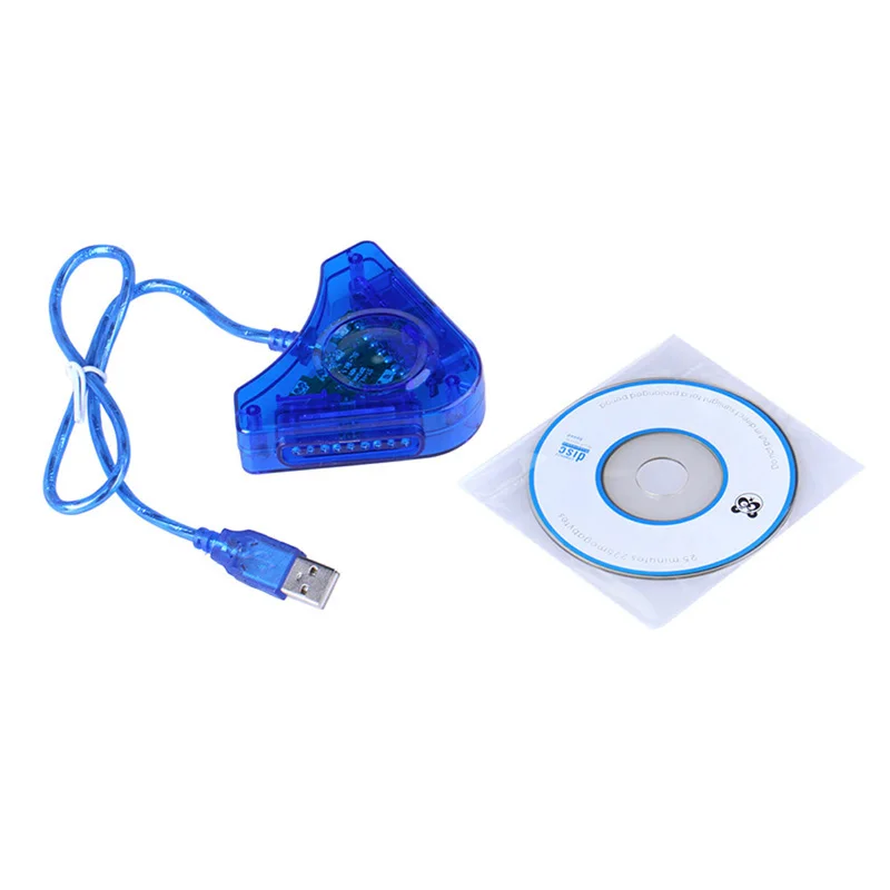 Game Console Joystick to PC USB Converter Adapter Game Controller to USB Adapter with CD Driver for Sony PlayStation 2 PS2
Game Console Joystick to PC USB Converter Adapter Game Controller to USB Adapter with CD Driver for Sony PlayStation 2 PS2