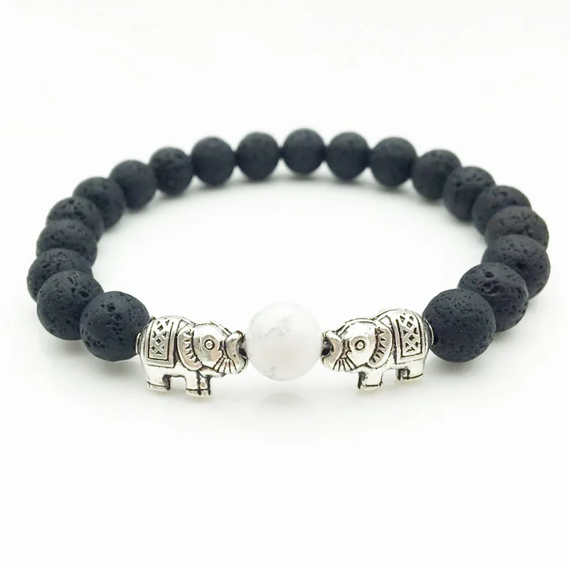 Fashion Live Lift Elephant Charms 8mm Black Lava Stone Beads Bracelet Aromatherapy Essential Oil Diffuser Bracelet Punk Jewelry
Fashion Live Lift Elephant Charms 8mm Black Lava Stone Beads Bracelet Aromatherapy Essential Oil Diffuser Bracelet Punk Jewelry