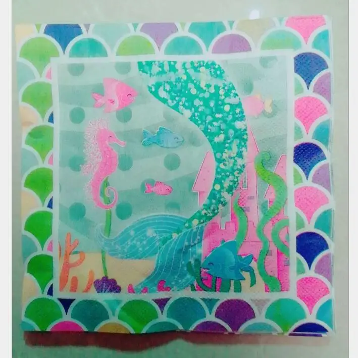 Mermaids Party Disposable Napkins Paper Serviettes Baby Shower Kids Party Decoration Happy Birthday Wedding Party Set Adult
Mermaids Party Disposable Napkins Paper Serviettes Baby Shower Kids Party Decoration Happy Birthday Wedding Party Set Adult