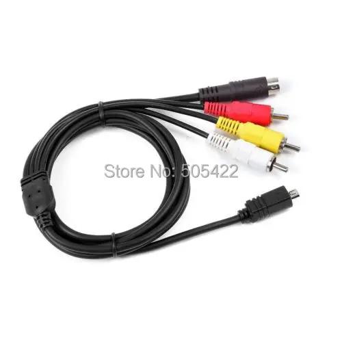 10 PIN to Svideo AV RCA Digital Camera Camcorder Cable for Sony DV Handycam DCR-DVD610/e DCR-HC44e
10 PIN to Svideo AV RCA Digital Camera Camcorder Cable for Sony DV Handycam DCR-DVD610/e DCR-HC44e