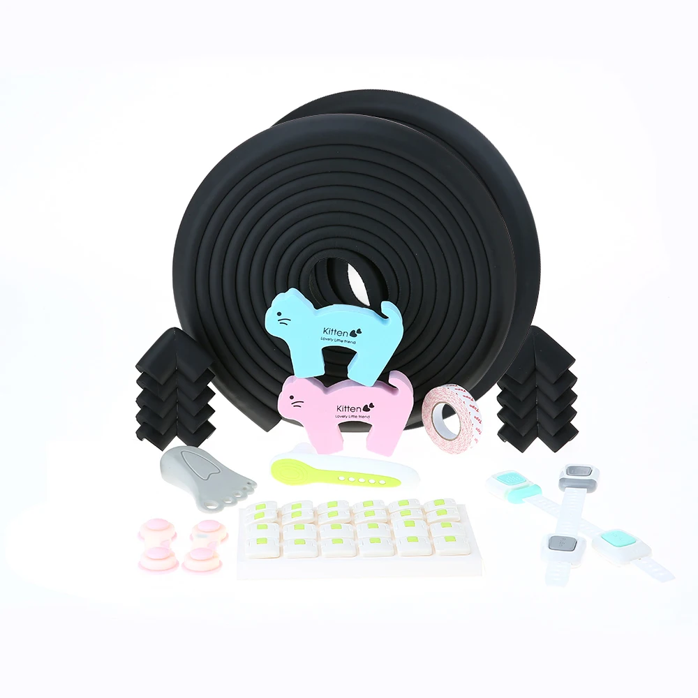 Child Safety Table Edge Corner Protection Door Stopper Door knob Cover Socket Plug Cover Cabinet Drawer Lock Home Security Set
Child Safety Table Edge Corner Protection Door Stopper Door knob Cover Socket Plug Cover Cabinet Drawer Lock Home Security Set