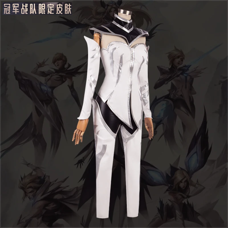 2019 New!!LOL IG Champion skin LeBlanc Fiona Camille The Steel Shadow Irelia Kai'sa Rakan cosplay costume New dress Hot Sale
2019 New!!LOL IG Champion skin LeBlanc Fiona Camille The Steel Shadow Irelia Kai'sa Rakan cosplay costume New dress Hot Sale