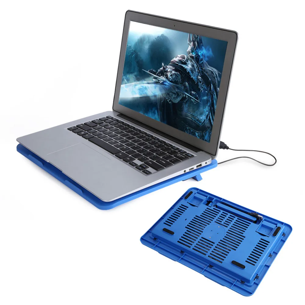 Super Quiet Laptop Cooler Cooling Pad Base Big Fan USB Stand for 14" Laptop Notebook Computer Peripherals 2018 Cooling Fan
Super Quiet Laptop Cooler Cooling Pad Base Big Fan USB Stand for 14" Laptop Notebook Computer Peripherals 2018 Cooling Fan