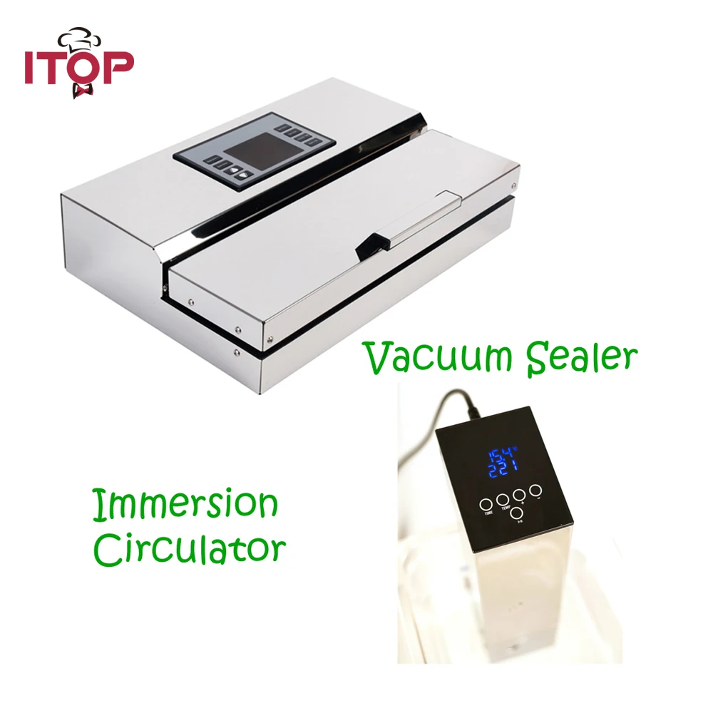 ITOP 2pcs/set Vacuum Sealer and Sous Vide Film Sealer Immersion Calculator Vacuum-packed Food Processor
ITOP 2pcs/set Vacuum Sealer and Sous Vide Film Sealer Immersion Calculator Vacuum-packed Food Processor