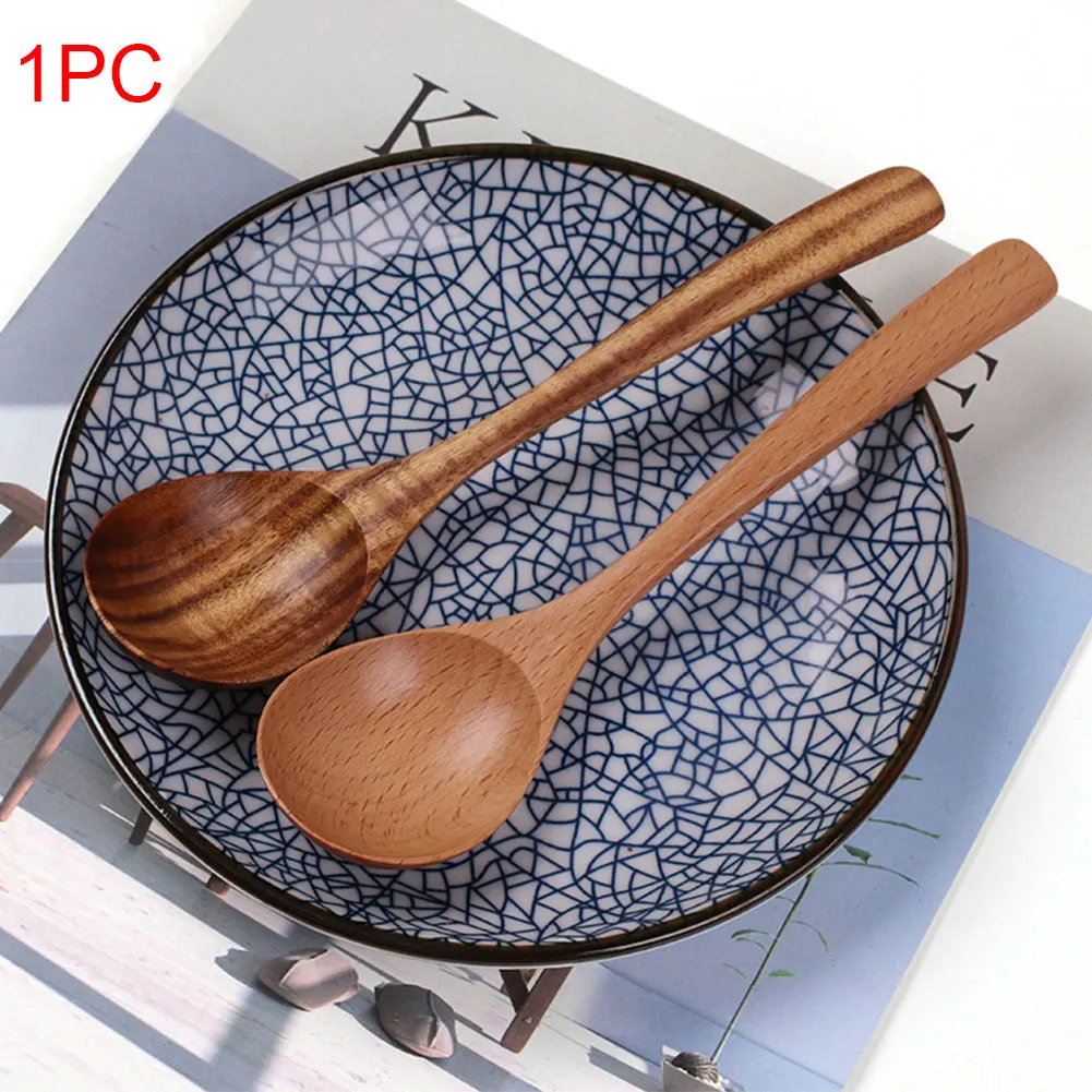 18.5cm Soup Spoon Natural Wooden Tableware Kitchen Utensil Dessert Round Cooking Dinner Large Rice Spoon Tableware
18.5cm Soup Spoon Natural Wooden Tableware Kitchen Utensil Dessert Round Cooking Dinner Large Rice Spoon Tableware