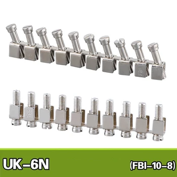 UK6N Din Rail Terminal Blocks Accessories Jumper Bars FBI-10-8 
UK6N Din Rail Terminal Blocks Accessories Jumper Bars FBI-10-8