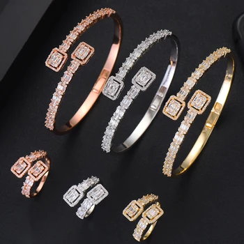 GODKI Luxury Trendy Saudi Arabia Bangle Ring Set Jewelry Sets For Women Wedding Engagement brincos para as mulheres 2019
GODKI Luxury Trendy Saudi Arabia Bangle Ring Set Jewelry Sets For Women Wedding Engagement brincos para as mulheres 2019