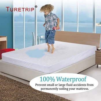 Turetrip Twin/Full/Queen/King Cotton Terry Waterproof Mattress Cover Dust Mites Mattress Protector For Foam Mattress Bed Cover
Turetrip Twin/Full/Queen/King Cotton Terry Waterproof Mattress Cover Dust Mites Mattress Protector For Foam Mattress Bed Cover