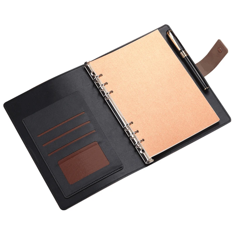 Looseleaf Notebook A5 Notebook Six hole Case Thickening Record Removable Simple Retro Replacement Business
Looseleaf Notebook A5 Notebook Six hole Case Thickening Record Removable Simple Retro Replacement Business