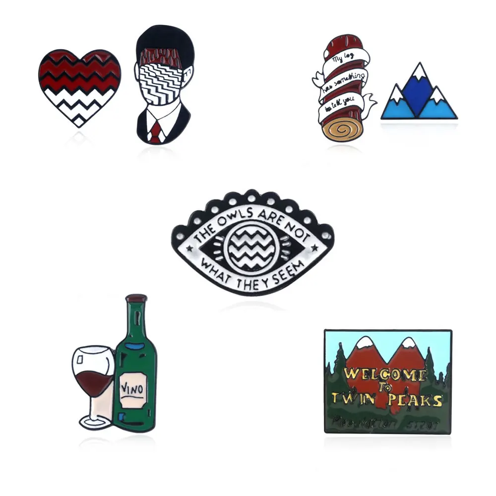 New Twin Peaks Spirit Owl Brooch Cute enamel metal pins Brooch for Kids Cut Badg Lapel pin Backpack Bag Accessories Jewelry
New Twin Peaks Spirit Owl Brooch Cute enamel metal pins Brooch for Kids Cut Badg Lapel pin Backpack Bag Accessories Jewelry