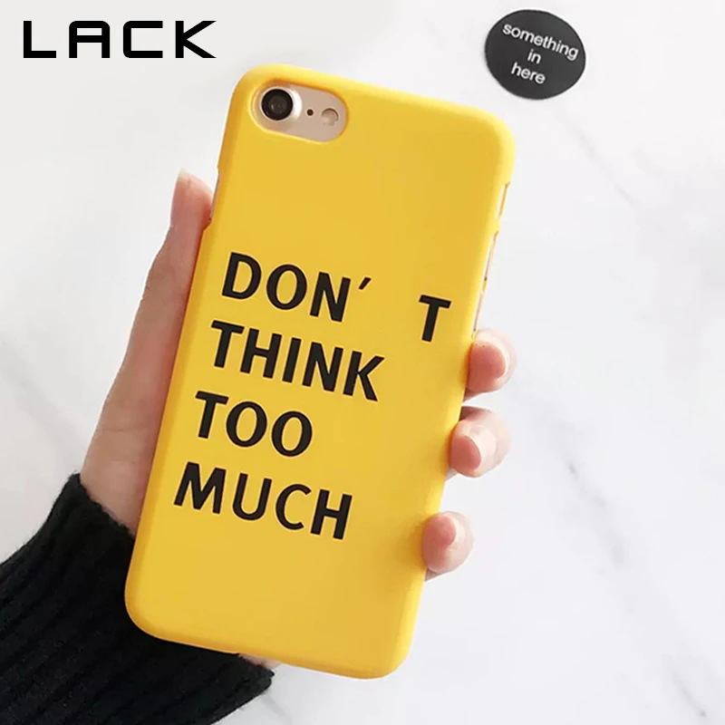 LACK Lovely Cartoon Letter Phone Case For iphone 7 Plus Case Fashion Hard PC Frosted Back Cover For iphone 7 Cases Yellow Capa
LACK Lovely Cartoon Letter Phone Case For iphone 7 Plus Case Fashion Hard PC Frosted Back Cover For iphone 7 Cases Yellow Capa