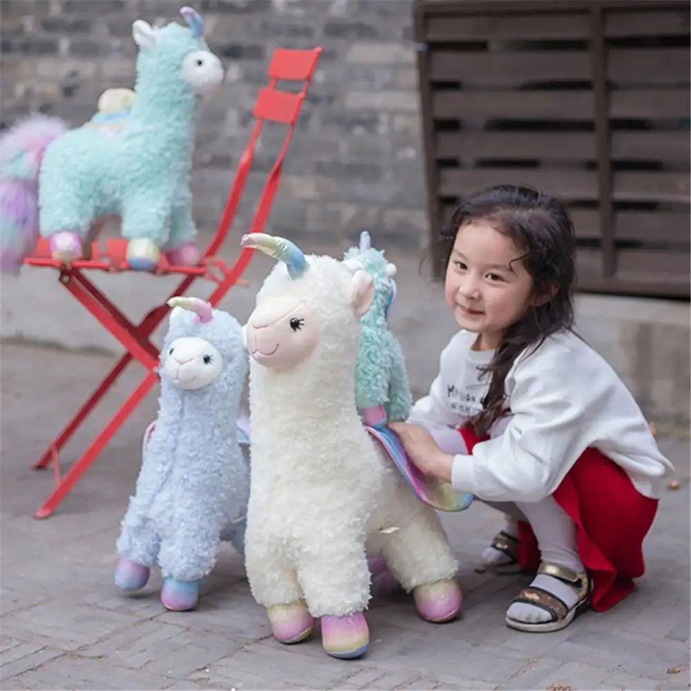 30CM /45CM New Kawaii Angle Alpaca With Wing Plush Cute Rainbow Sheep Animal Stuffed Creative Toys Xmas Gift For Children Kids
30CM /45CM New Kawaii Angle Alpaca With Wing Plush Cute Rainbow Sheep Animal Stuffed Creative Toys Xmas Gift For Children Kids