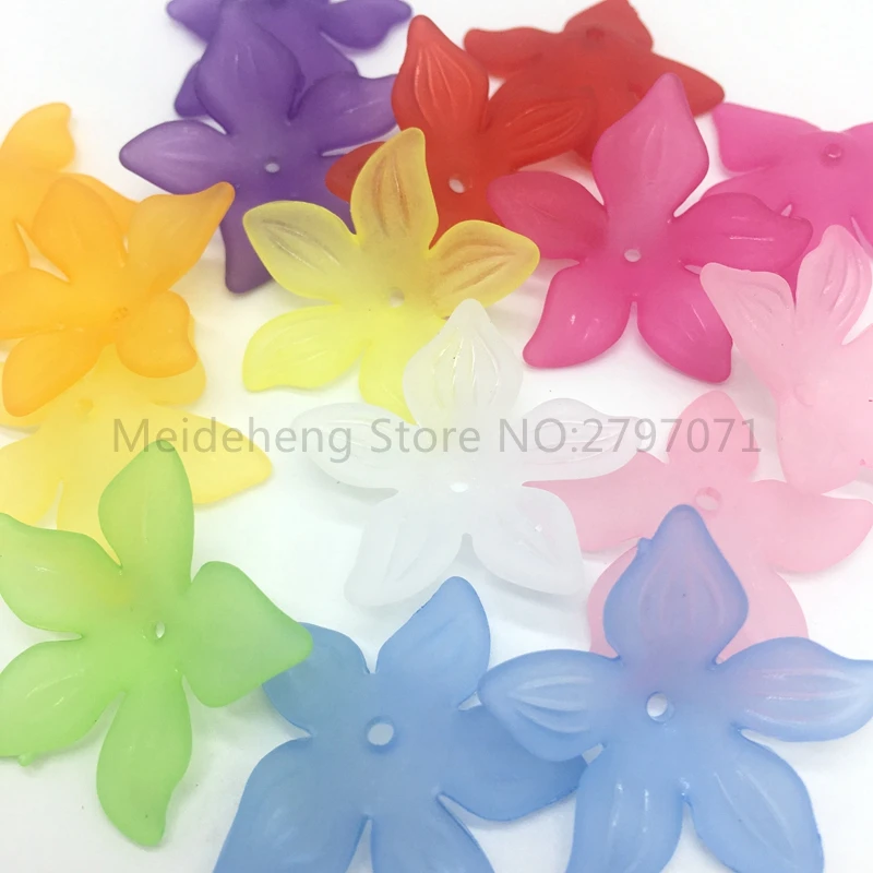 Акриловые пластиковые Матовые бусины для цветов 29 мм|flower beads|beads fitdiy craft |