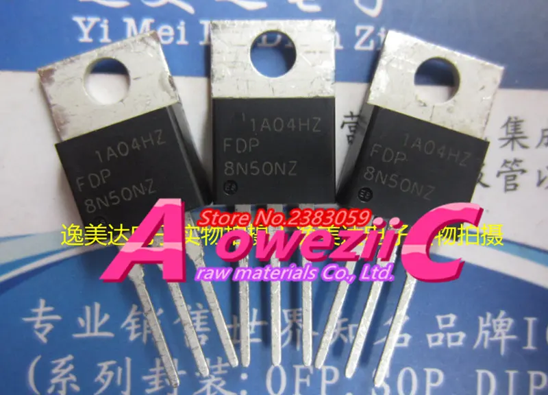 Aoweziic 100% new imported original FDP8N50NZ 8N50NZ TO-220 N channel field effect transistor 500V 8A
Aoweziic 100% new imported original FDP8N50NZ 8N50NZ TO-220 N channel field effect transistor 500V 8A