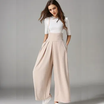Autumn Women Fashion Cotton Linen Jumpsuit Overalls Strap Wide Leg Trouser Jumpsuit Casual Romper Suspenders
Autumn Women Fashion Cotton Linen Jumpsuit Overalls Strap Wide Leg Trouser Jumpsuit Casual Romper Suspenders