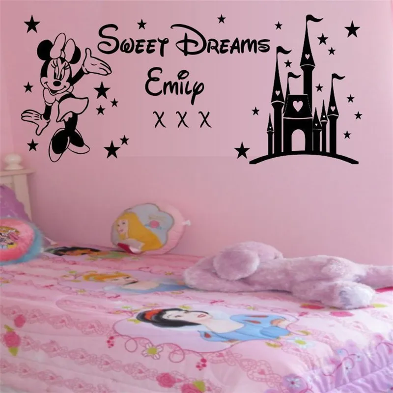 Free Shipping Custom Name Girls Decal Sweet Dreams Princess Castle Mouse Wall Stickers Baby Name Art Decal
Free Shipping Custom Name Girls Decal Sweet Dreams Princess Castle Mouse Wall Stickers Baby Name Art Decal