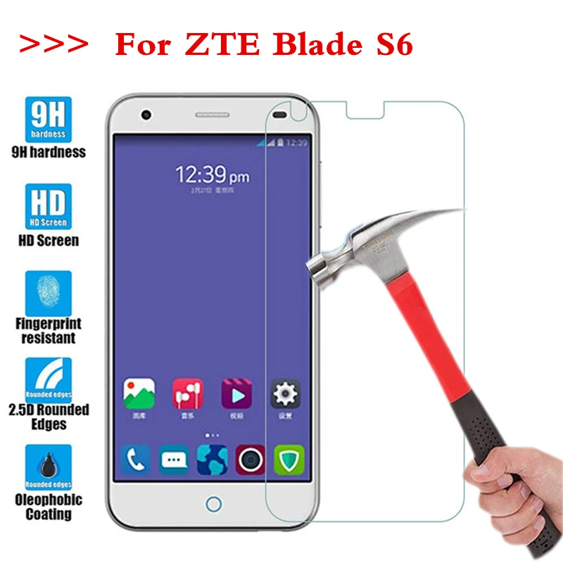 (TaiRuiXing) Screen Protector Film 0.3mm 9H 25D Front Premium Tempered Glass For ZTE Blade S6 5.0 inch Cover
(TaiRuiXing) Screen Protector Film 0.3mm 9H 25D Front Premium Tempered Glass For ZTE Blade S6 5.0 inch Cover