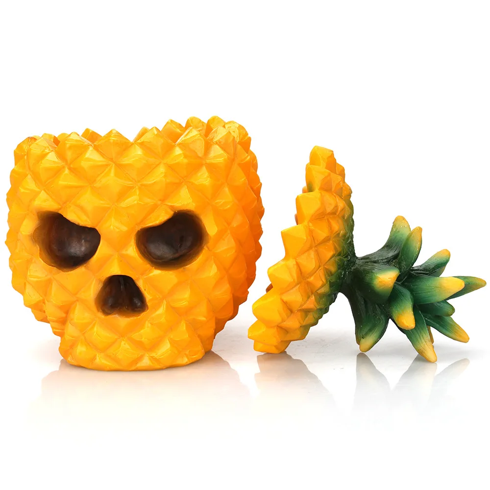 Yellow Pineapple Skull Ornaments Dustproof Storage Box Creative Office Desktop Debris Finishing Storage Funny Gift Toy
Yellow Pineapple Skull Ornaments Dustproof Storage Box Creative Office Desktop Debris Finishing Storage Funny Gift Toy