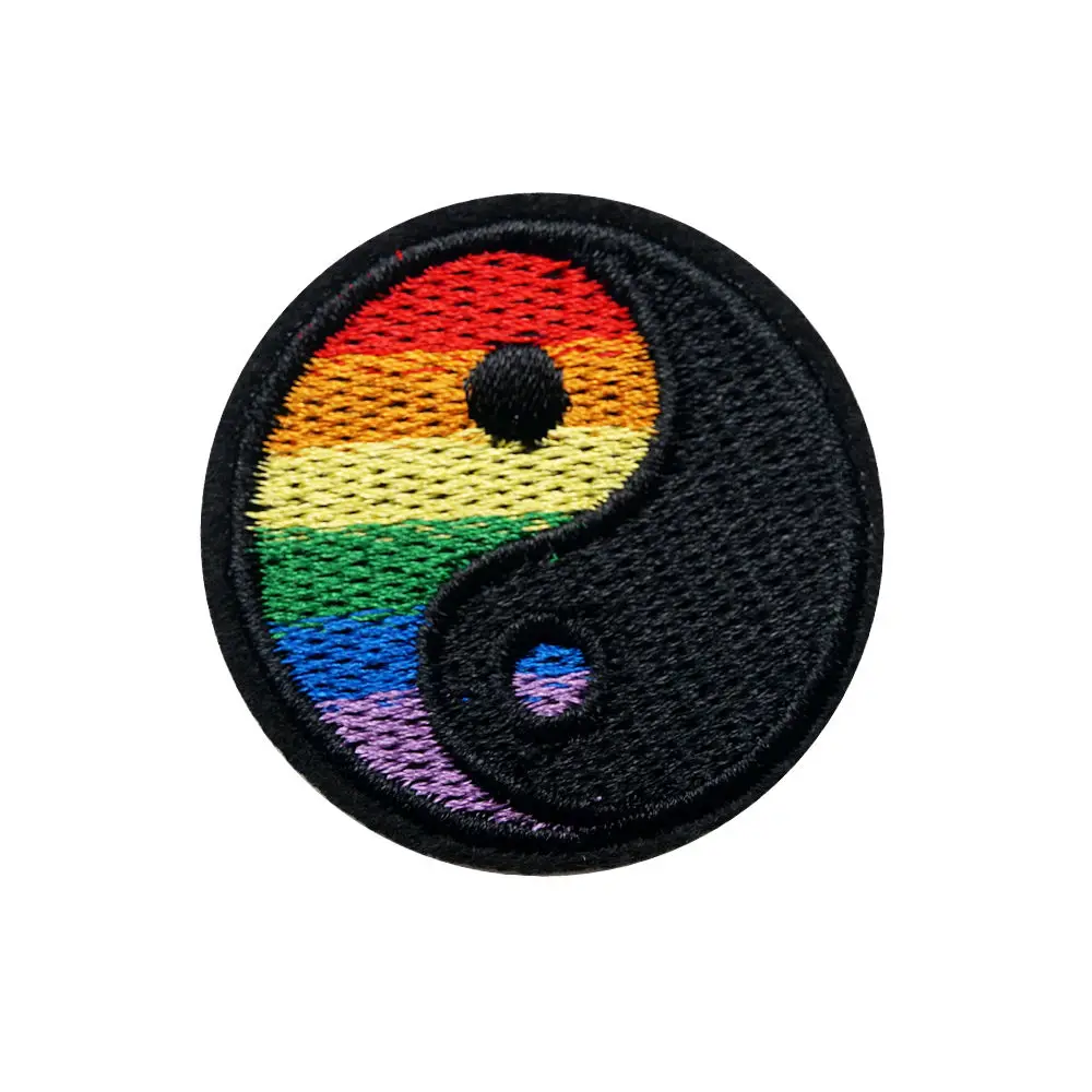 Rainbow Tai Chi Ying Yang Balance Embroidered Patches Sew Iron On Fabric Badges For Clothes DIY Appliques Craft Decoration
Rainbow Tai Chi Ying Yang Balance Embroidered Patches Sew Iron On Fabric Badges For Clothes DIY Appliques Craft Decoration