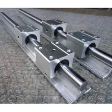Linear Guide SBR16 16mm Rail Length 200mm to 1000mm Linear Guide Set with 4pcs SBR16UU Blocks CNC Router Part Linear Guides Rail