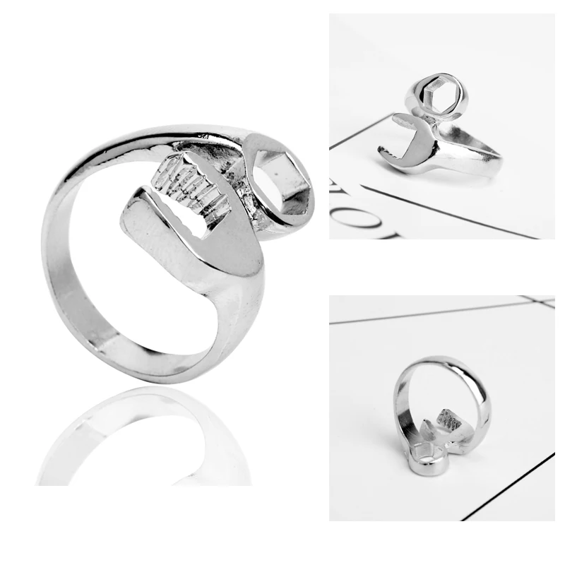 New Listing Biker Mechanic Wrench Ring Men Women Hip Hop Jewelry Punk Finger Ring
New Listing Biker Mechanic Wrench Ring Men Women Hip Hop Jewelry Punk Finger Ring