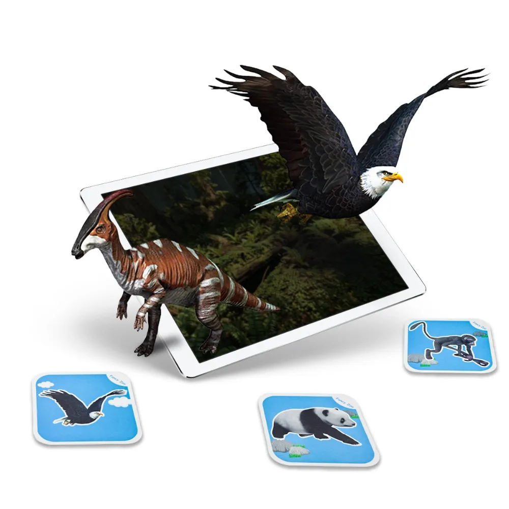 68PCS Learn Cards AR Children Enlightenment cognitive card 4D Watch effect With 13 Language
68PCS Learn Cards AR Children Enlightenment cognitive card 4D Watch effect With 13 Language