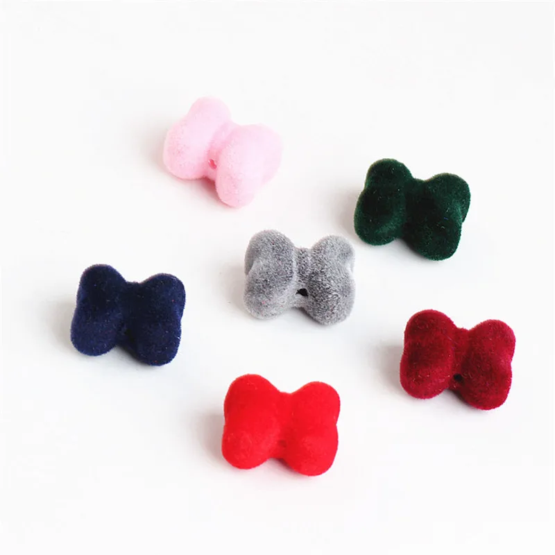 Mini Order 10pcs/lot 15*11MM Acrylic Velvet Beads Ribbon Knot Bow DIY Jewelry Beads Fit Girls Earring Necklace Bracelet Making
Mini Order 10pcs/lot 15*11MM Acrylic Velvet Beads Ribbon Knot Bow DIY Jewelry Beads Fit Girls Earring Necklace Bracelet Making
