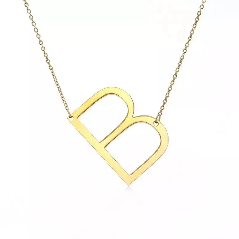 A-Z large Initial Letters Alphabet Personalized Charm Big Letter Script Name Pendant Monogram Necklace for Gift 26 letter
A-Z large Initial Letters Alphabet Personalized Charm Big Letter Script Name Pendant Monogram Necklace for Gift 26 letter