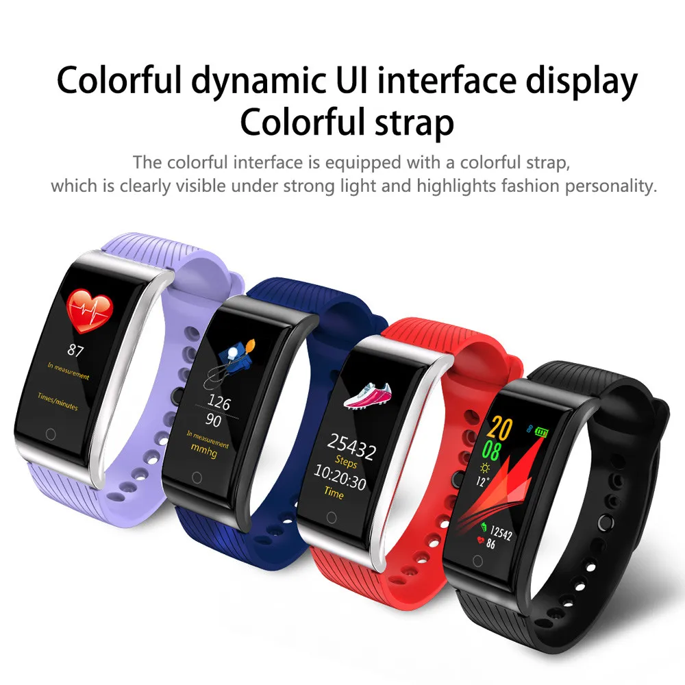 Smart Watch Sports Fitness Activity Heart Rate Tracker Blood Pressure Watch May21
Smart Watch Sports Fitness Activity Heart Rate Tracker Blood Pressure Watch May21