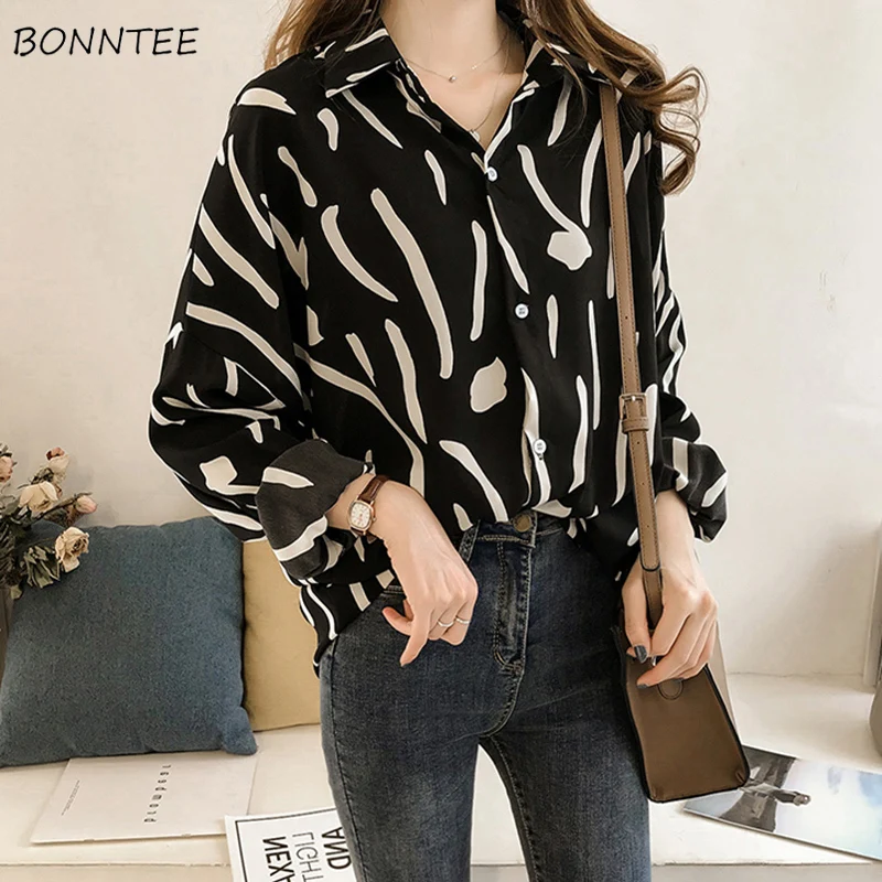 Shirts Women Chiffon Blouses Single Breasted Loose Korean Style Womens Turn-Down Collar Elegant Shirt Top Plus Size Clothes Lady
Shirts Women Chiffon Blouses Single Breasted Loose Korean Style Womens Turn-Down Collar Elegant Shirt Top Plus Size Clothes Lady