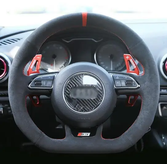 Car Steering Wheel Cover Black High Quality Suede for Audi A5 A7 RS 5 RS 7 S3 S4 2013-2016 S5 2013-2017 S6 2013 S7 SQ5
Car Steering Wheel Cover Black High Quality Suede for Audi A5 A7 RS 5 RS 7 S3 S4 2013-2016 S5 2013-2017 S6 2013 S7 SQ5