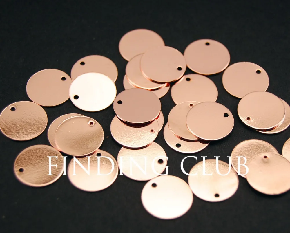 30 pcs copper plated Round Blank Stamping Tag Charms 12mm DIY Metal Bracelet Necklace Jewelry Findings RS684
30 pcs copper plated Round Blank Stamping Tag Charms 12mm DIY Metal Bracelet Necklace Jewelry Findings RS684