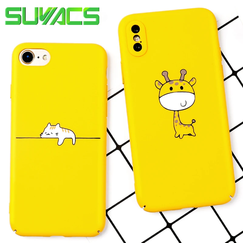 SUYACS Phone Case For iPhone 6 6S 7 8 Plus X Cartoon Animal Teenage Style Letter Frosted Matte Hard PC Cases Phone Cover Fundas
SUYACS Phone Case For iPhone 6 6S 7 8 Plus X Cartoon Animal Teenage Style Letter Frosted Matte Hard PC Cases Phone Cover Fundas