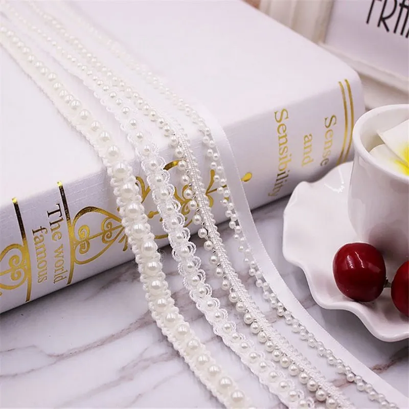 Hoomall 10mm Wide Lace Ribbon With Beads For Home Party Decoration Wedding Ribbon Crafts Fabric Lace For Sewing DIY
Hoomall 10mm Wide Lace Ribbon With Beads For Home Party Decoration Wedding Ribbon Crafts Fabric Lace For Sewing DIY