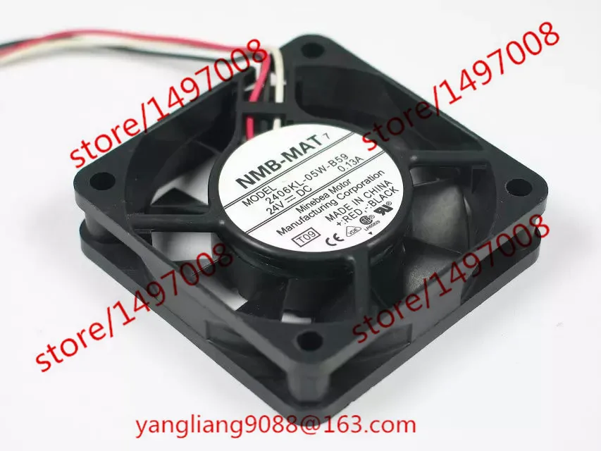 NMB-MAT 2406KL-05W-B59 T09 DC 24V 0.13A 3-проводной 60x60x15 мм вентилятор охлаждения сервера
NMB-MAT 2406KL-05W-B59 T09 DC 24V 0.13A 3-проводной 60x60x15 мм вентилятор охлаждения сервера