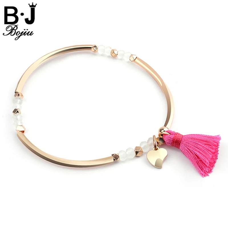 Bojiu Bracelet&bangles Natural Stone Crystal Beads Tassel Heart Pendant Women Bracelets Fashion Gifts New Jewelry BC169
Bojiu Bracelet&bangles Natural Stone Crystal Beads Tassel Heart Pendant Women Bracelets Fashion Gifts New Jewelry BC169