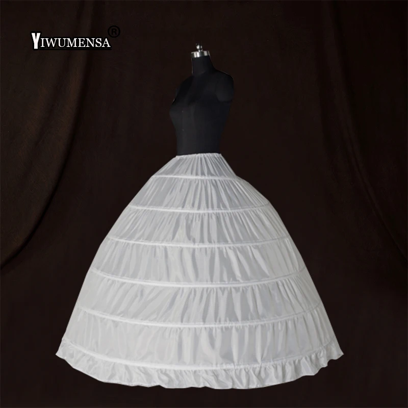 Wholesale 6 Hoops Bridal Wedding Petticoat Marriage Gauze Skirt Crinoline Underskirt Wedding Accessories Jupon Mariage 2018
Wholesale 6 Hoops Bridal Wedding Petticoat Marriage Gauze Skirt Crinoline Underskirt Wedding Accessories Jupon Mariage 2018