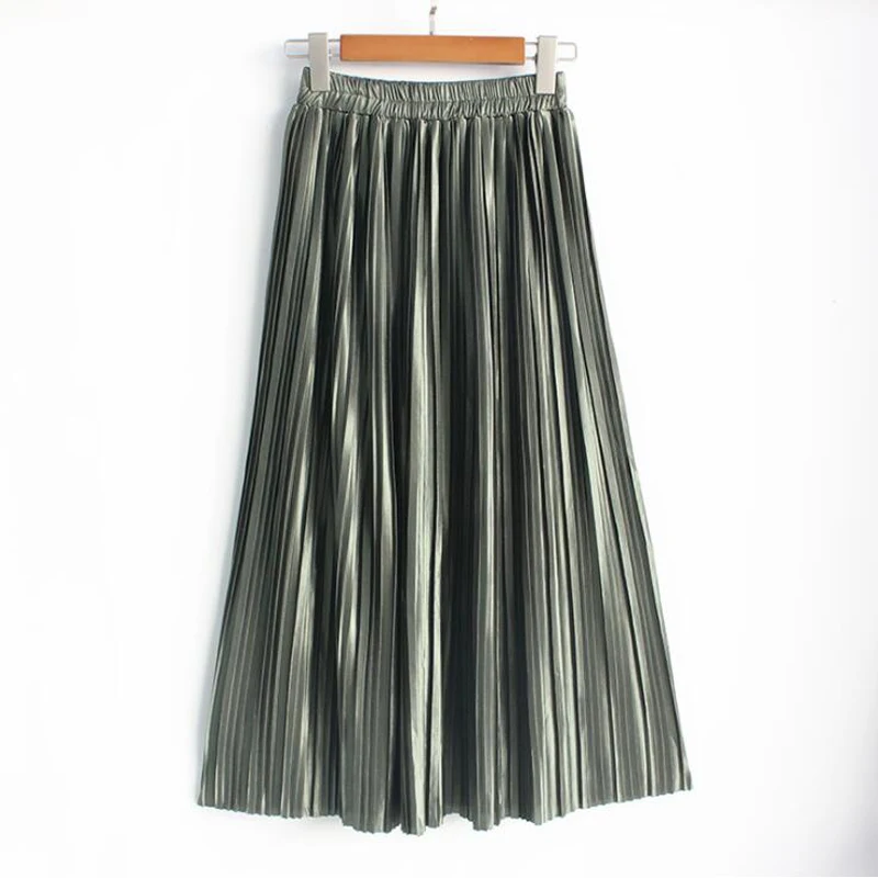 2018 new women's fashion pleated skirts skirts high-waisted sparkly metallic skirts
2018 new women's fashion pleated skirts skirts high-waisted sparkly metallic skirts